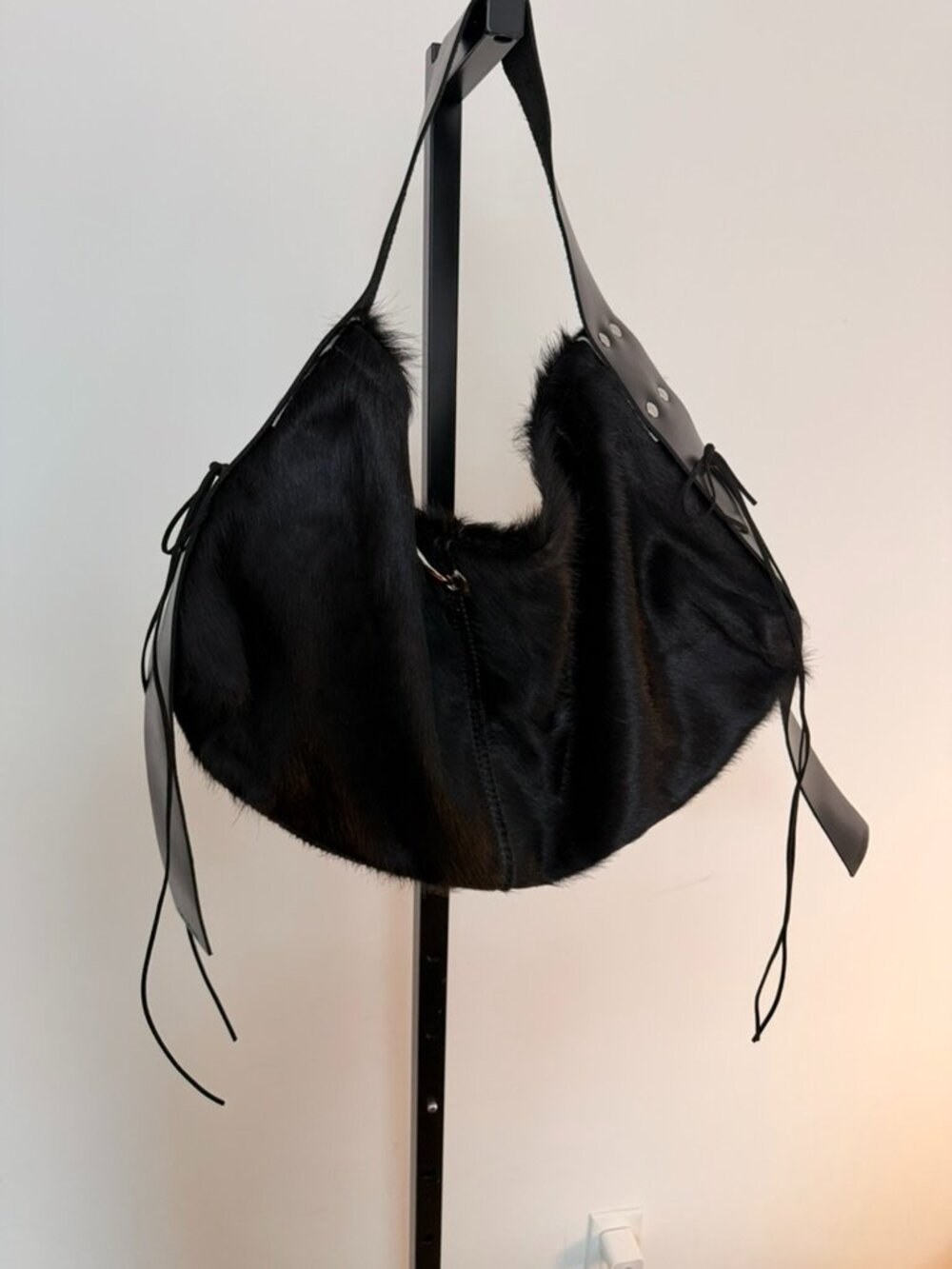 Le Febour Everything Bag No. 07 Black Cowhide Oversized Leather Tote - Picture 2 of 7